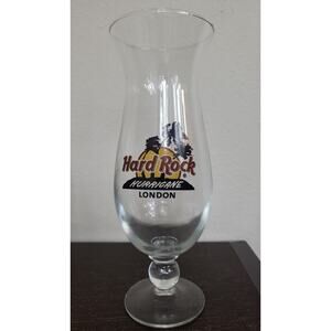 Hard Rock Cafe & Casino London Hurricane Bar Glass Collector Souvenir